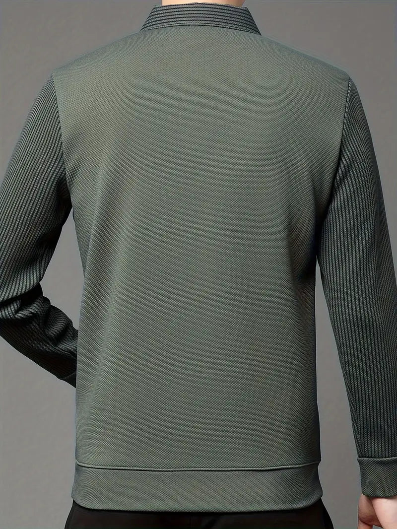 Charles 2-in-1 poloshirt met lange mouwen