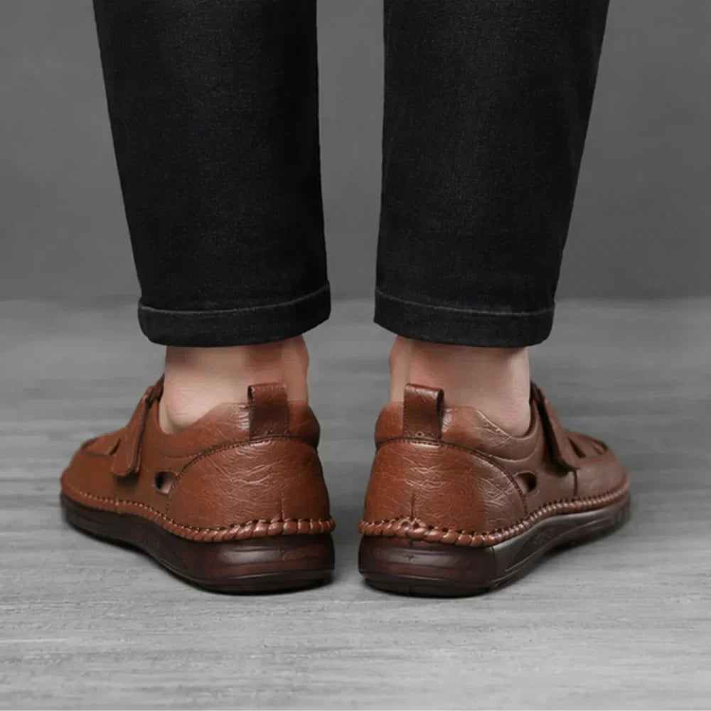 Sandales orthopédiques en cuir – Santorin