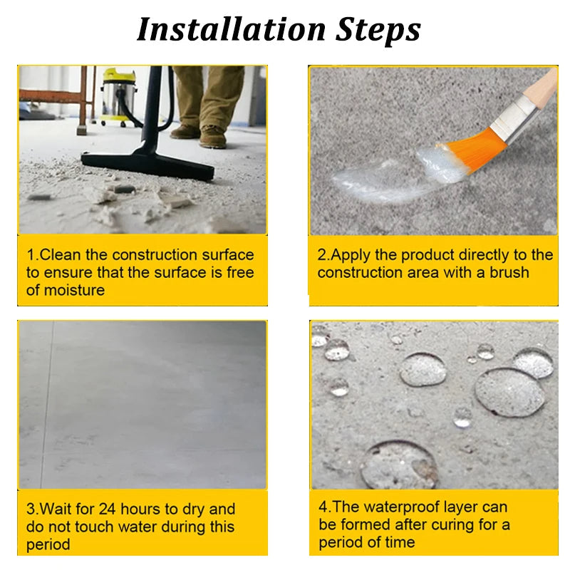 Scellant Anti-Fuites et Infiltrations + Pinceau Offert