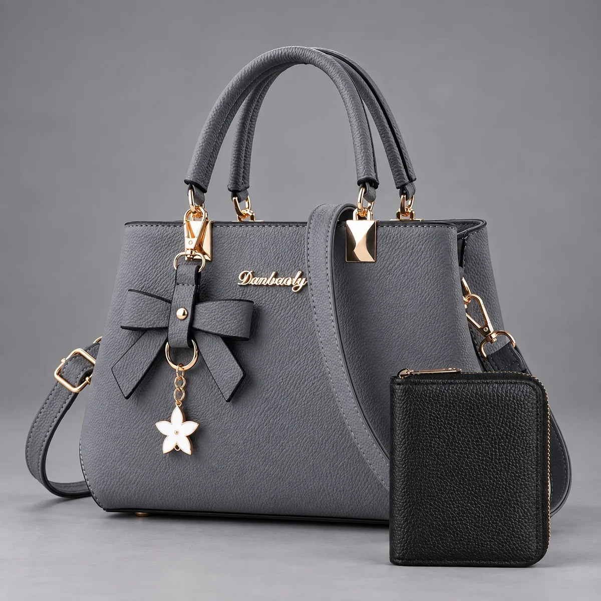 Caline | Ensemble de sacs à main 2 pièces pour femme – Cabas & portefeuille