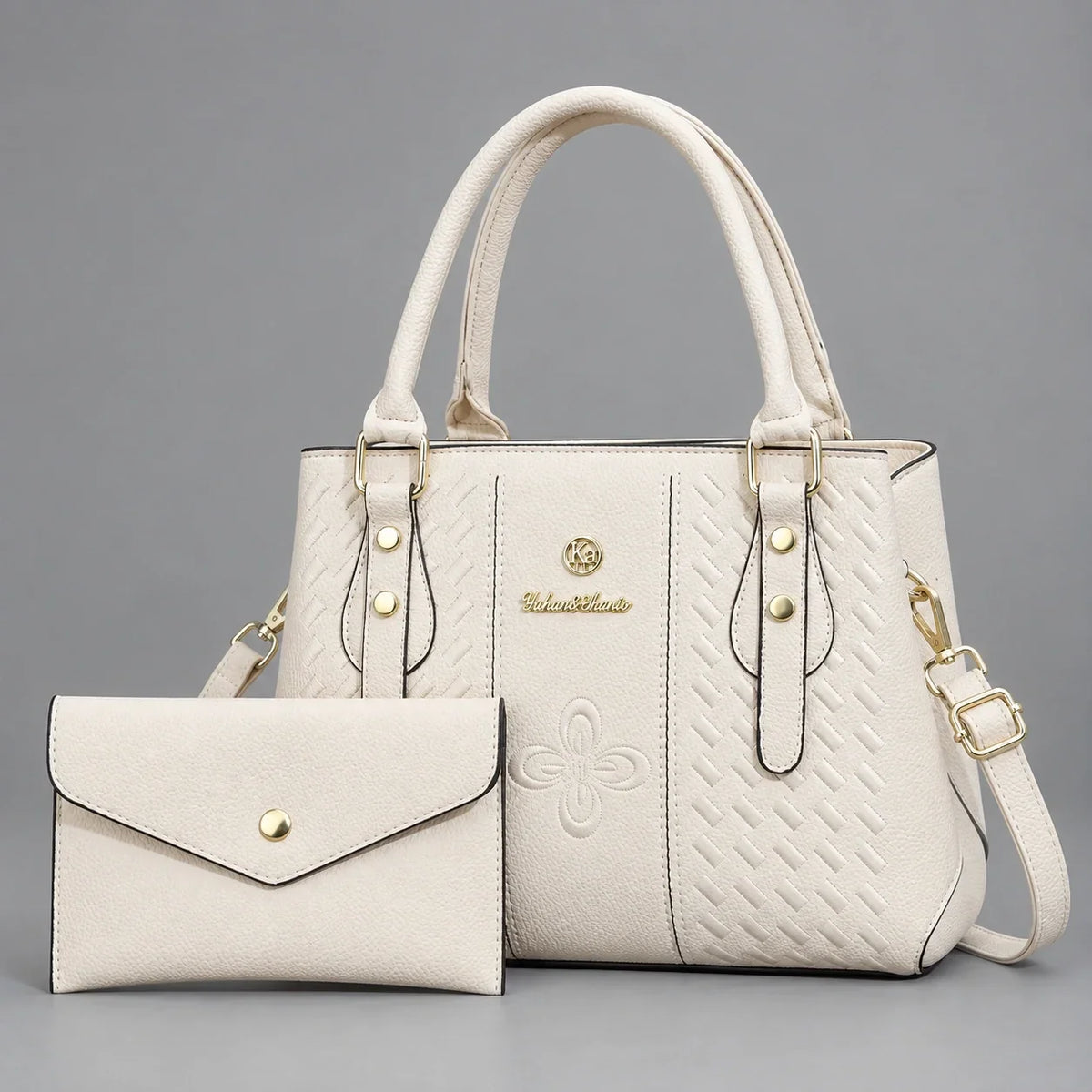 Kenze | Ensemble de sacs à main 2 pièces pour femme – Cabas & portefeuille