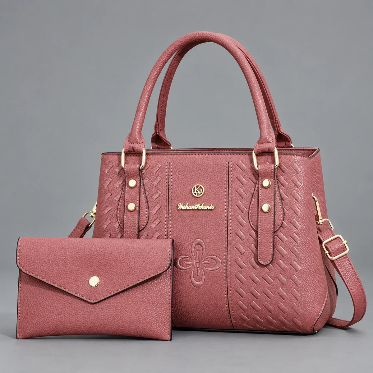 Kenze | Ensemble de sacs à main 2 pièces pour femme – Cabas & portefeuille