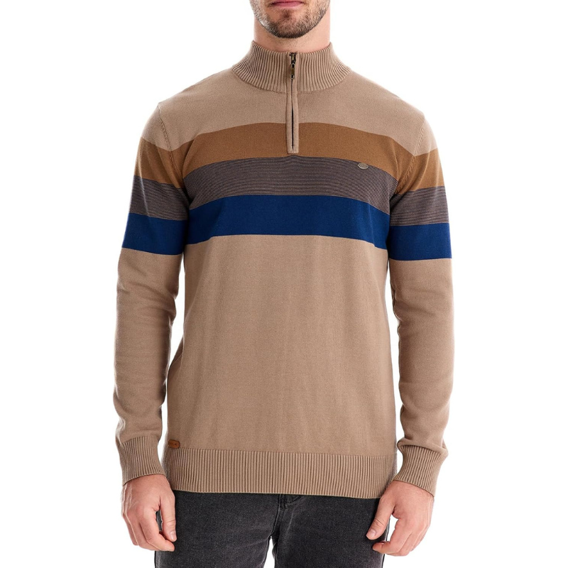 Pull Zippé Homme Raffiné - Valentin