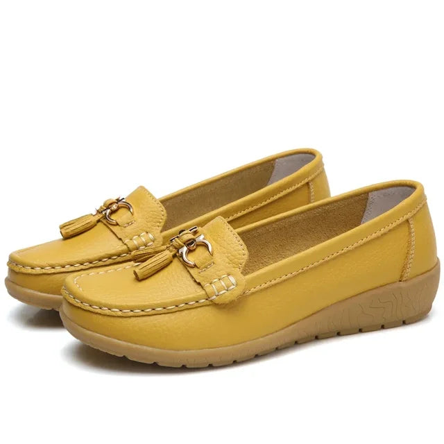 Mocassin Orthopédique en Cuir - Mary