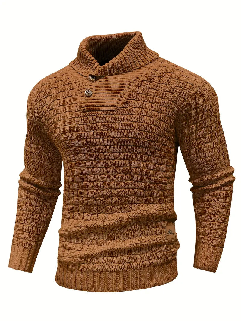 Pull en Maille à Col Châle Homme - Auguste