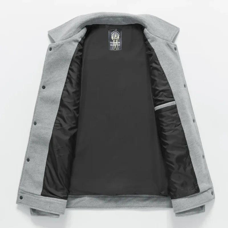 Veste en Laine Mélangée Leonard