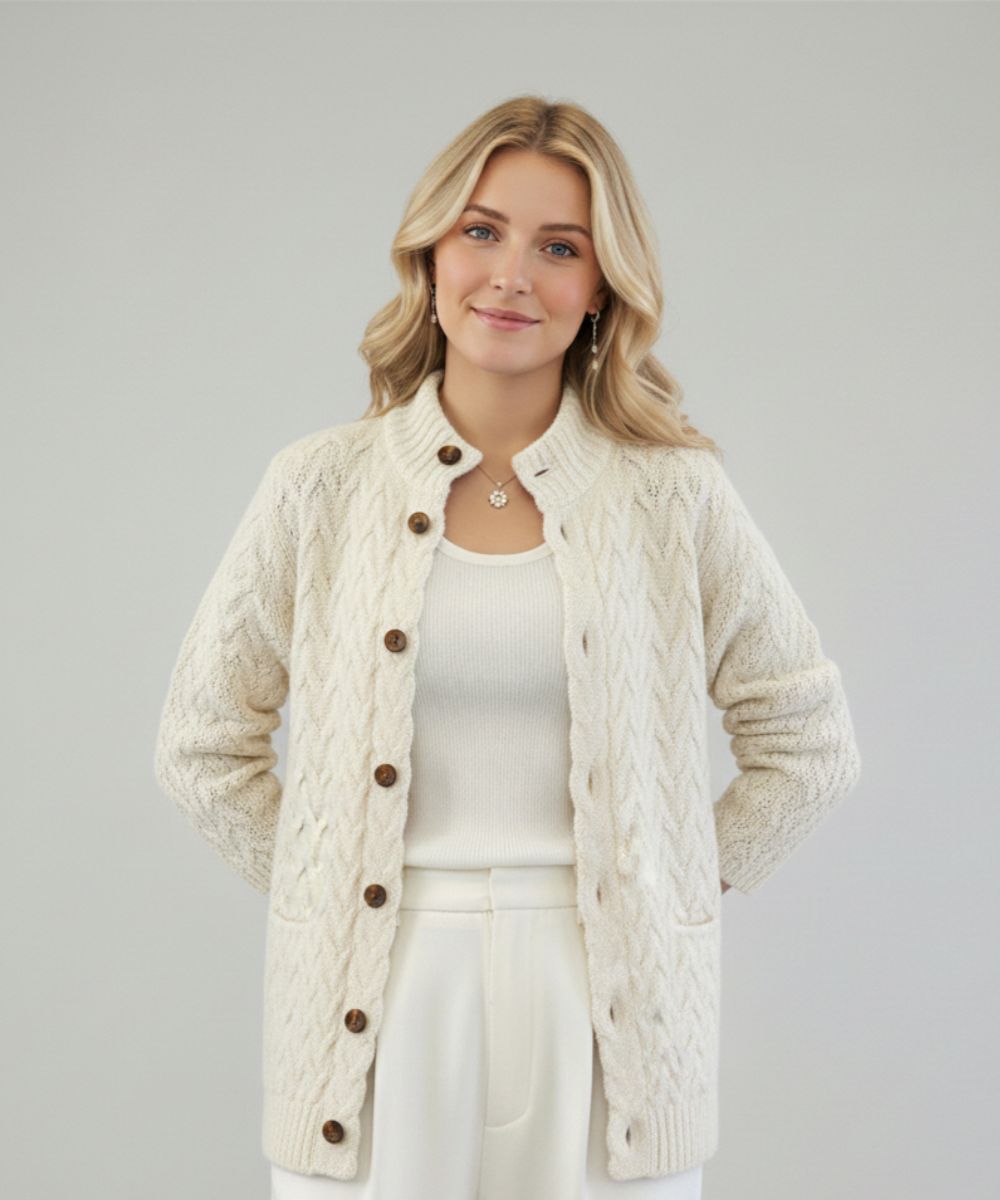 Gilet Tricoté Chic pour Femme Lydia