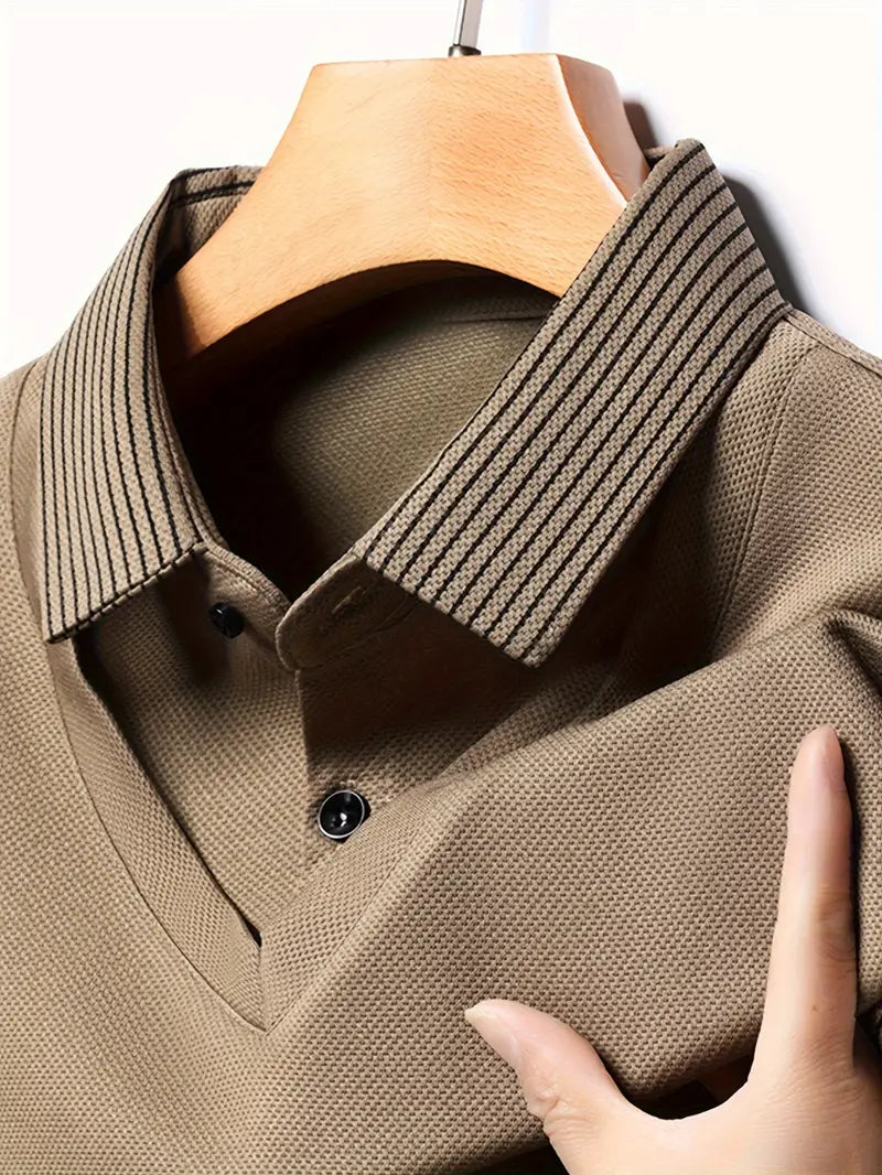 Charles 2-in-1 poloshirt met lange mouwen