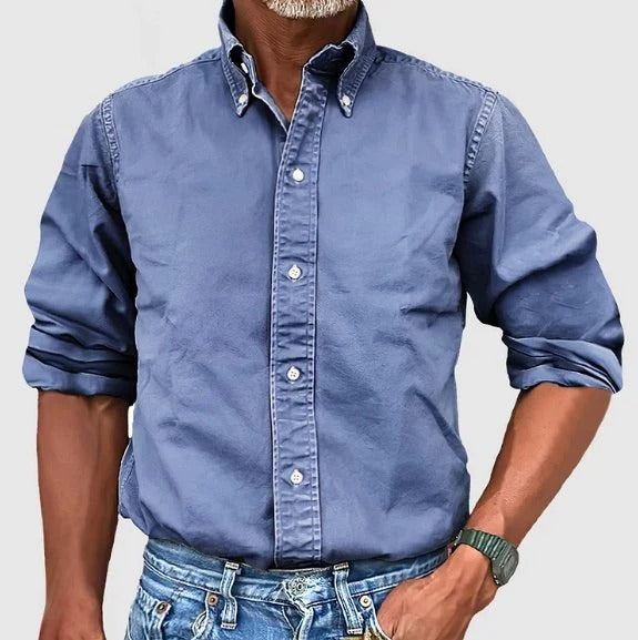 Chemise Homme Casual Manches Longues - Classic Denim