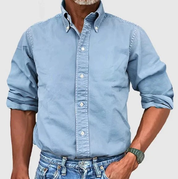 Chemise Homme Casual Manches Longues - Classic Denim