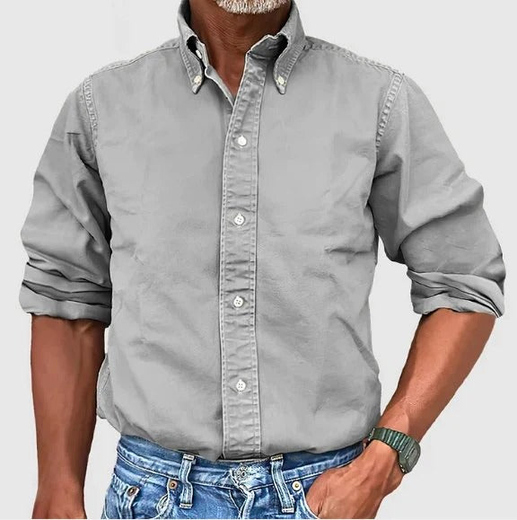 Chemise Homme Casual Manches Longues - Classic Denim