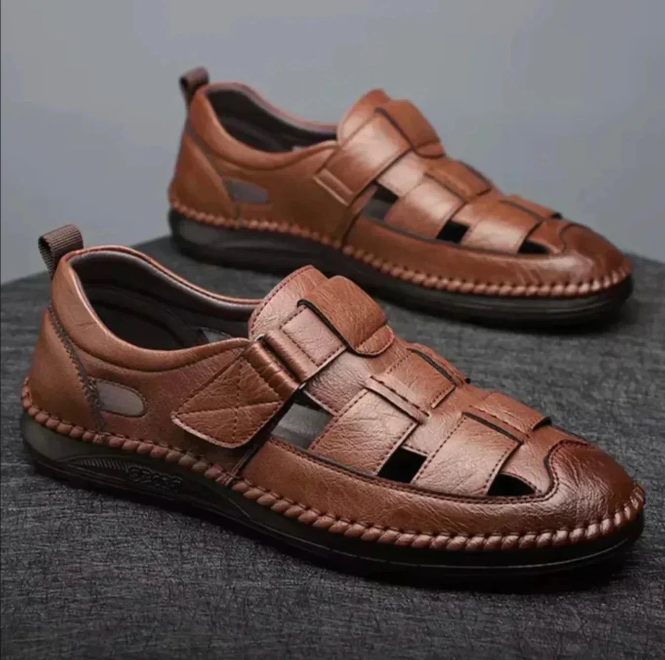 Sandales orthopédiques en cuir – Santorin