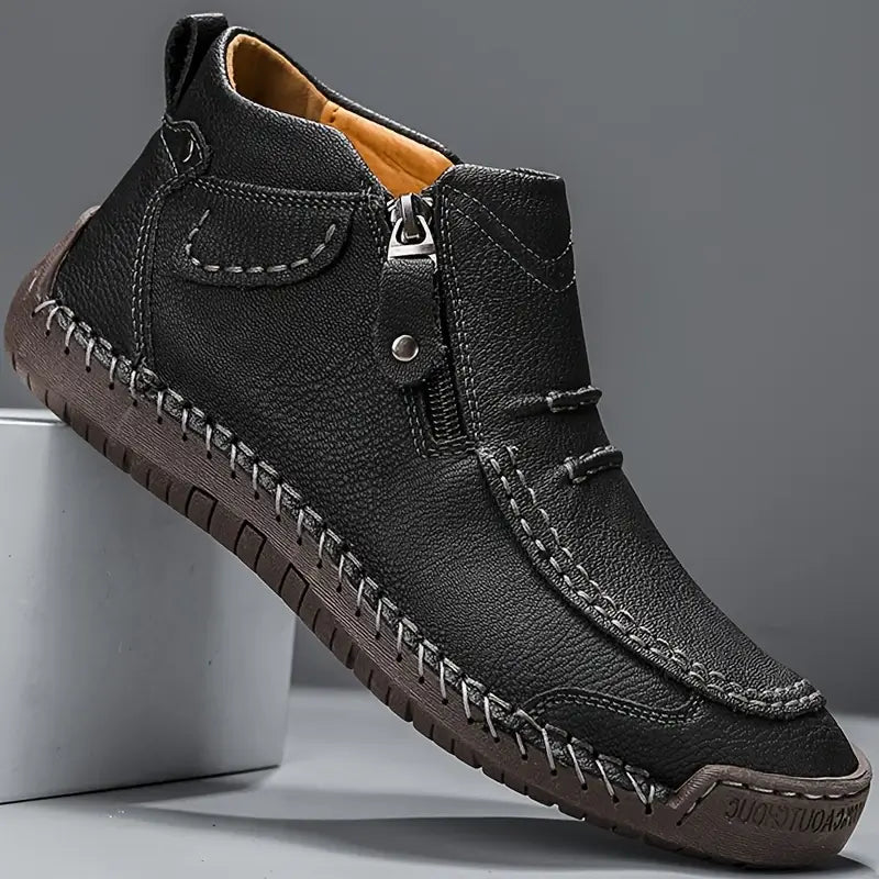 Davos | Bottes en Cuir Fabriquées à la Main – Confort & Durabilité