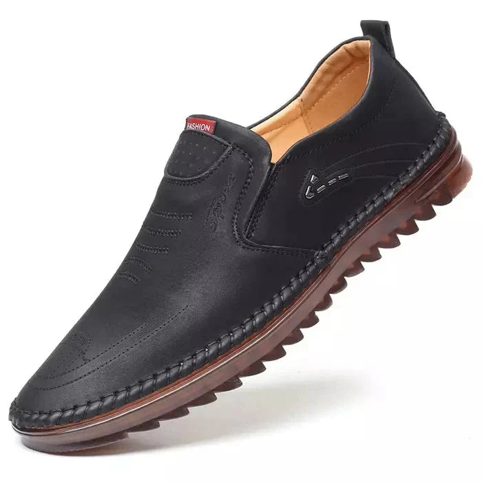 Richard - Mocassins à enfiler en cuir pour hommes