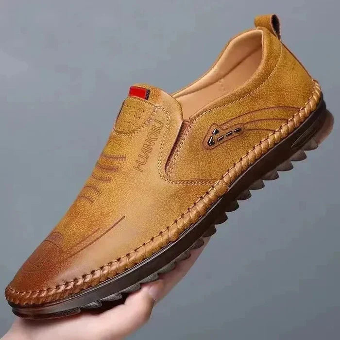 Mocassins à enfiler en cuir pour hommes - Richard