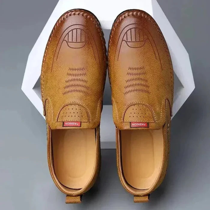 Mocassins à enfiler en cuir pour hommes - Richard