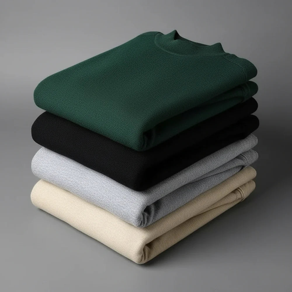 Pull en Cachemire Col Montant Homme – Damien