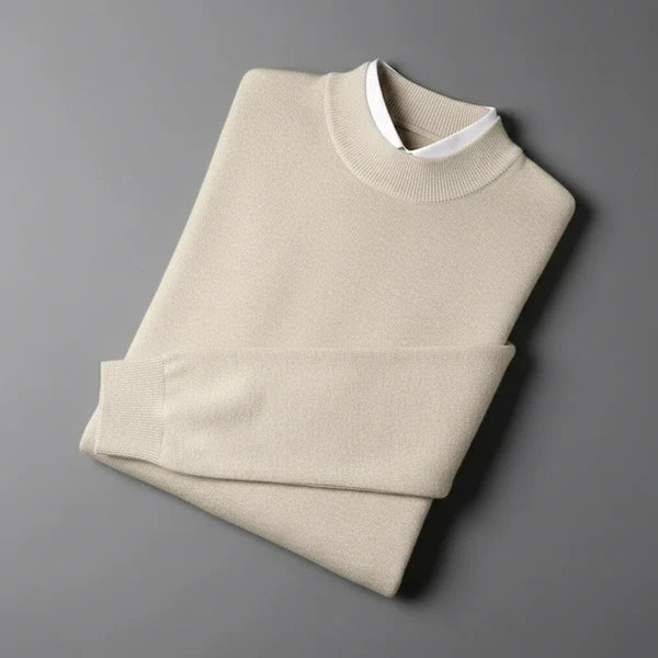 Pull en Cachemire Col Montant Homme – Damien