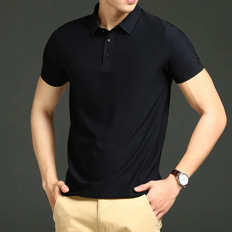 Frisse ijszijde poloshirt