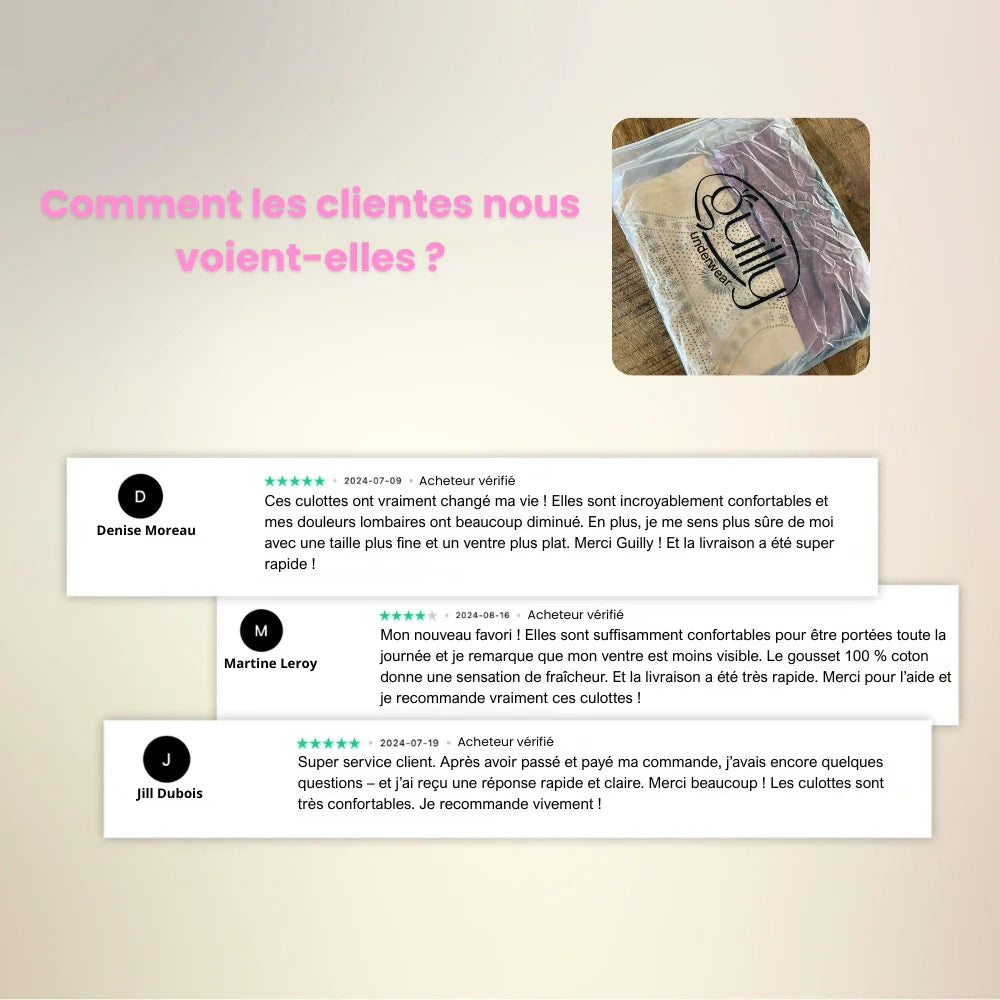 High Fit | Culottes Gainantes Amincissantes | 5+5 GRATUITES