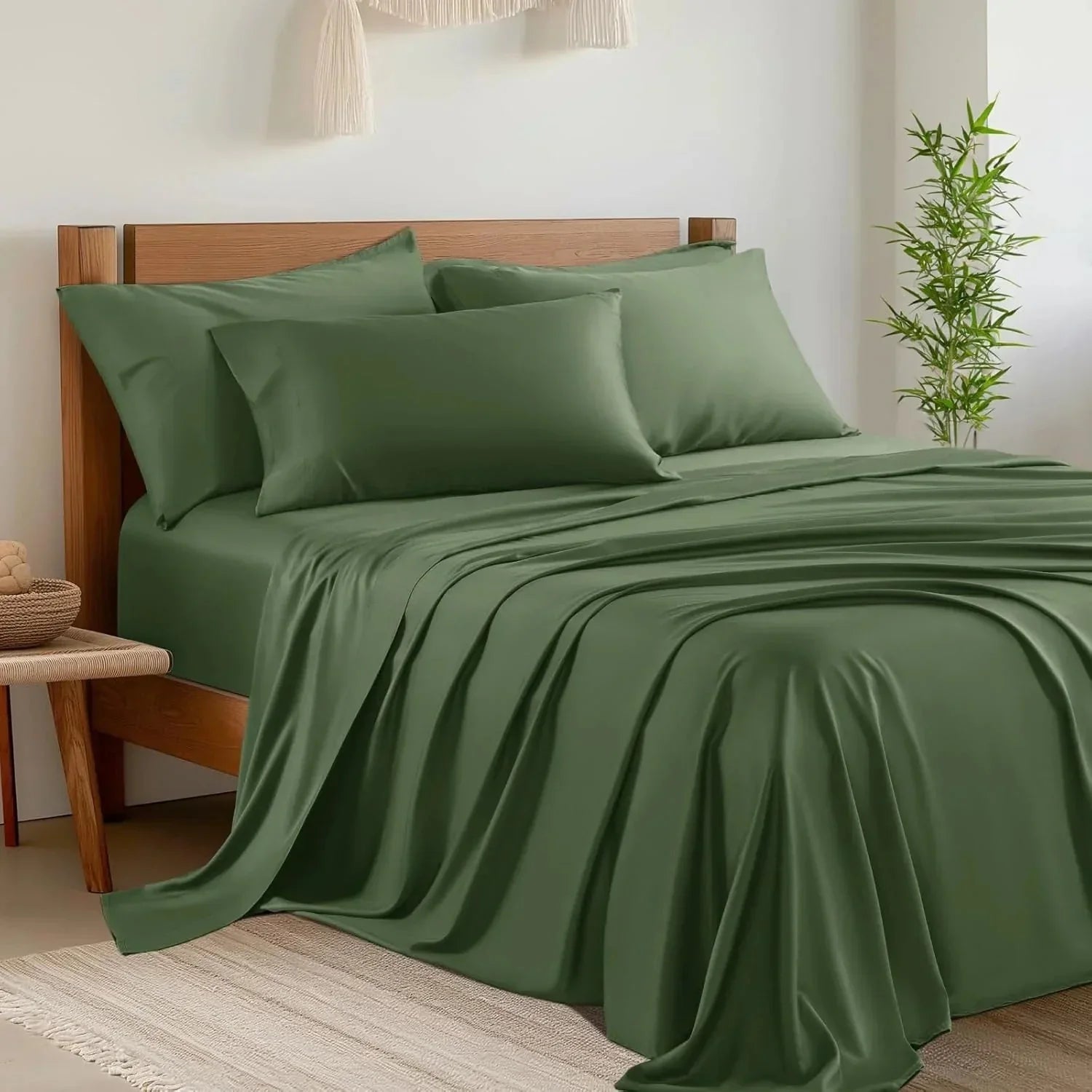 Bamboo Cooling Sheet Set 4 pièces