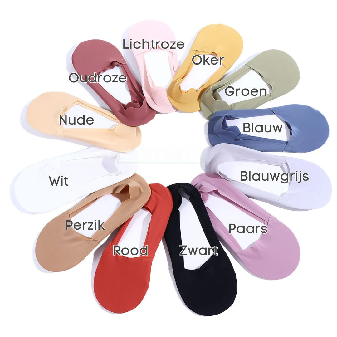 Silky Sokken | Antislip, onzichtbaar en extra sterk | 2+3 gratis