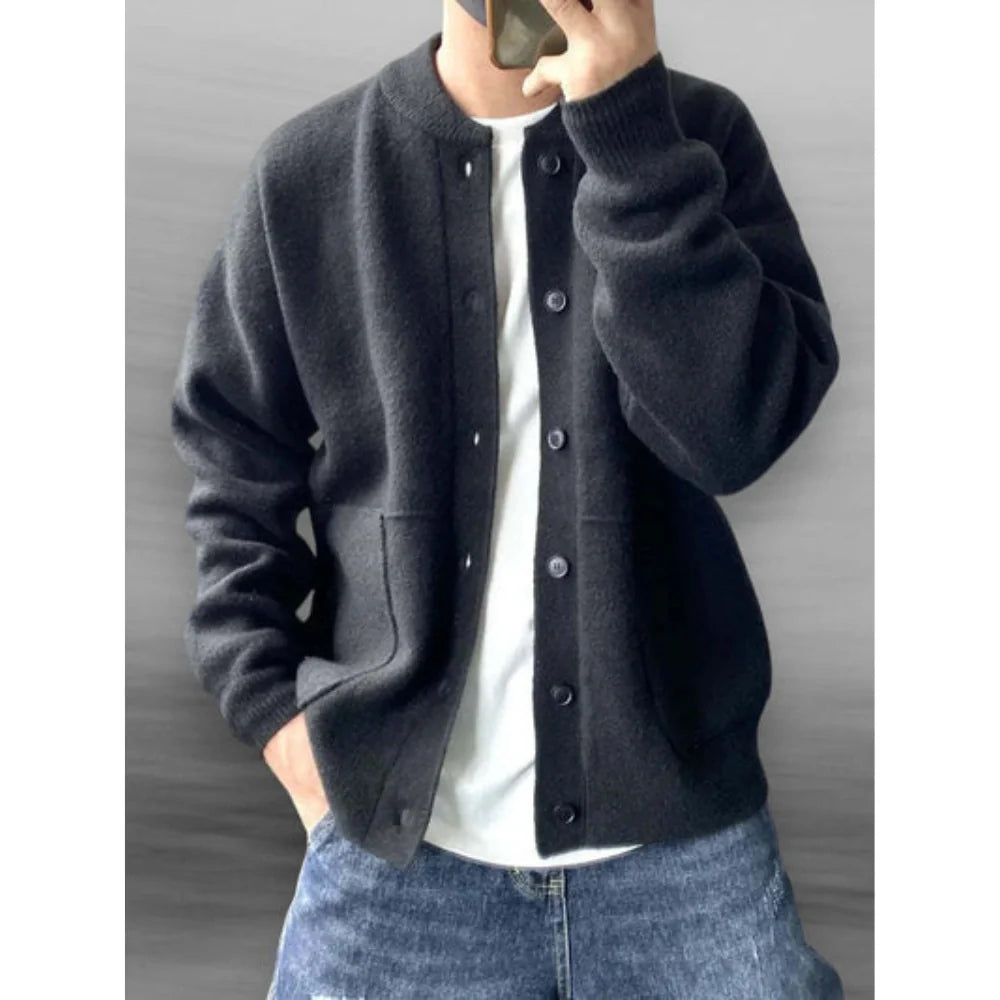 Gilet Tricoté à Boutons pour Homme Luca