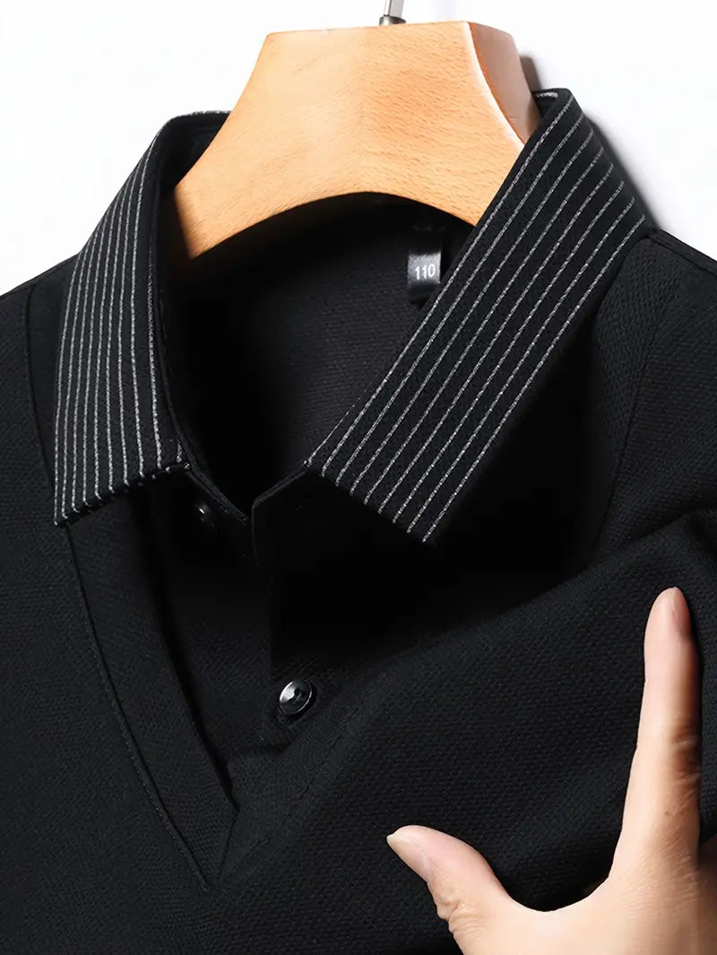 Charles 2-in-1 poloshirt met lange mouwen