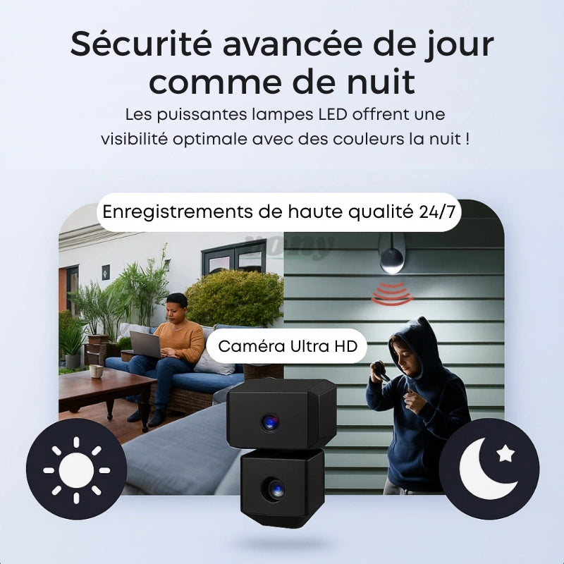 SafeCam Pro™ | Toujours protégé, sans wifi ni courant
