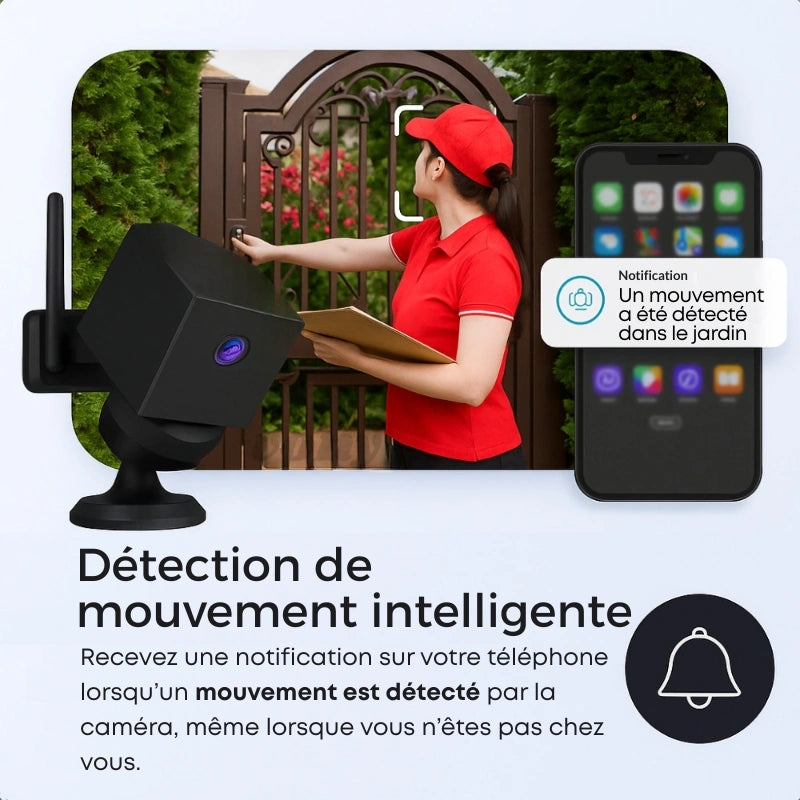 SafeCam Pro™ | Toujours protégé, sans wifi ni courant