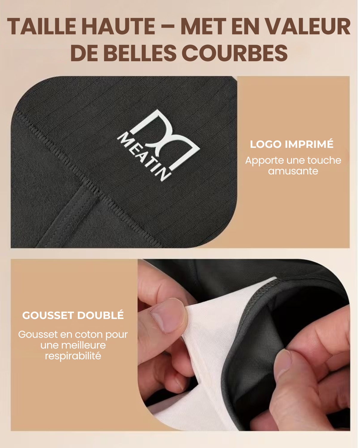 Culottes Gainantes Taille Haute Antibactériennes | 2+2 GRATUITES