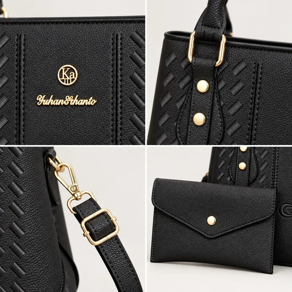 Kenze | Ensemble de sacs à main 2 pièces pour femme – Cabas & portefeuille
