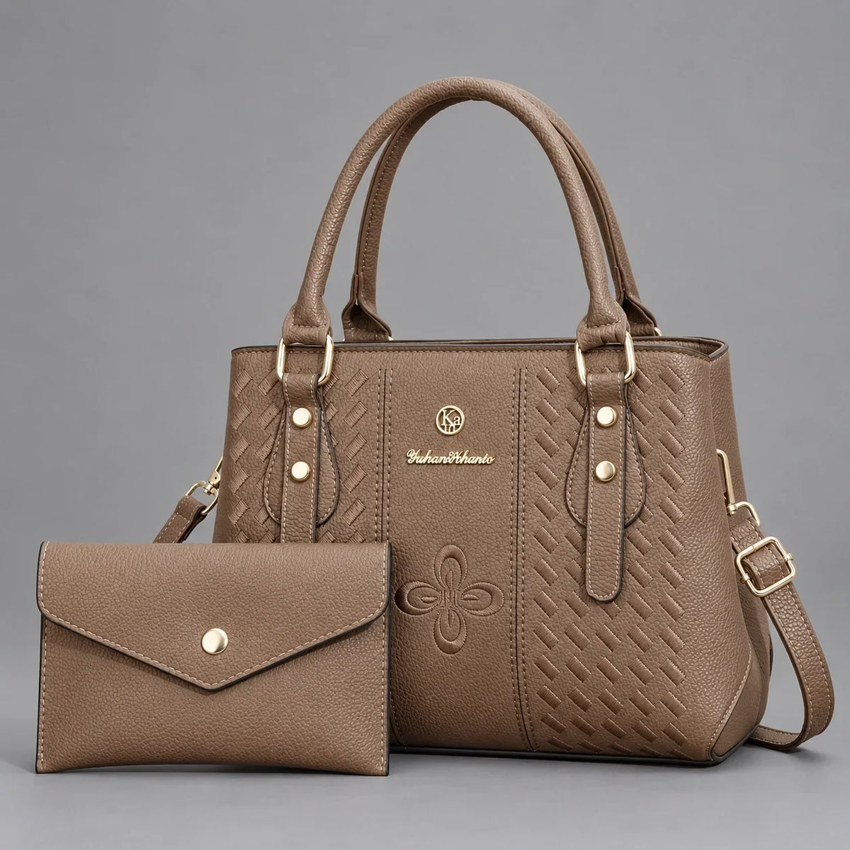 Kenze | Ensemble de sacs à main 2 pièces pour femme – Cabas & portefeuille