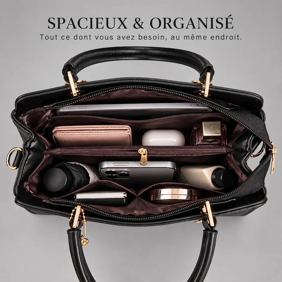 Velvet | Ensemble de sacs à main 2 pièces pour femme – Cabas & portefeuille