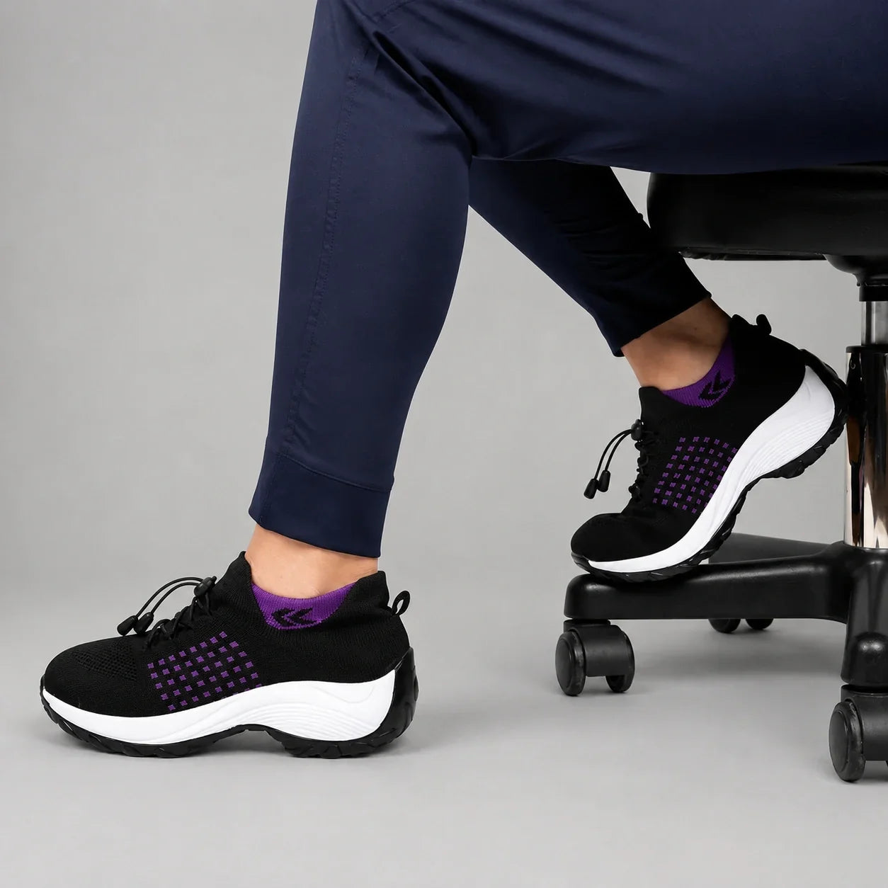 OrthoShift™ – Chaussures de travail 12 h pour soulager les douleurs aux pieds, genoux & dos