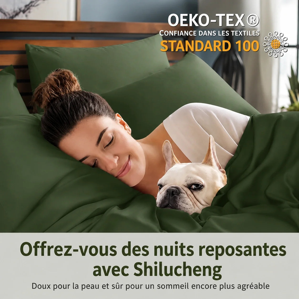 Bamboo Cooling Sheet Set 4 pièces