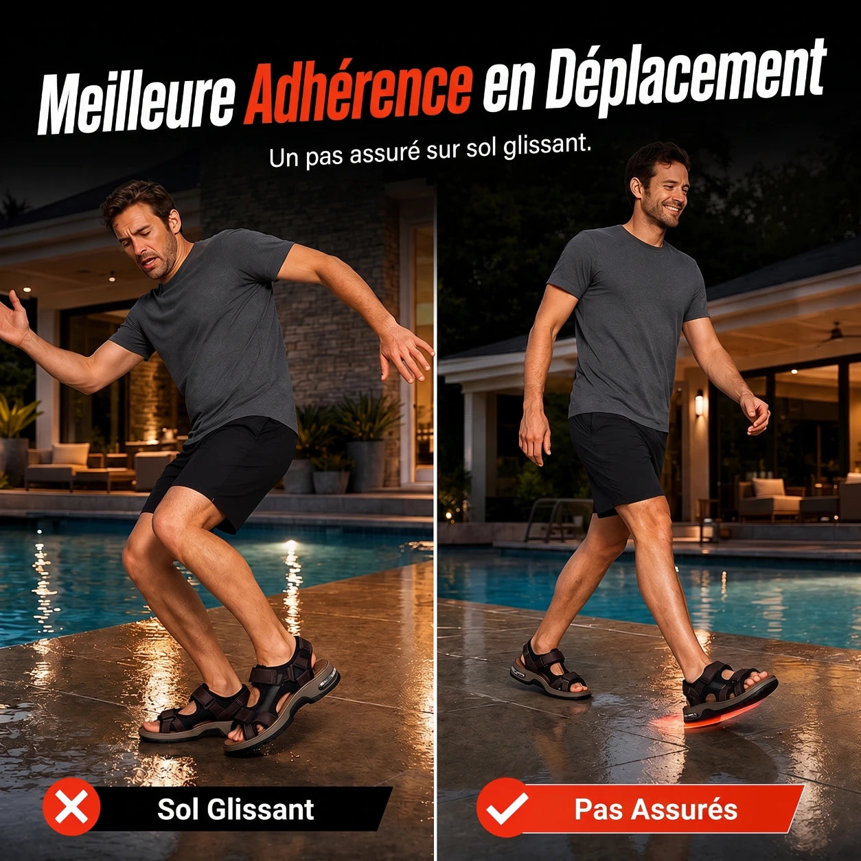 Sandales de sport pour hommes – Air Cushion