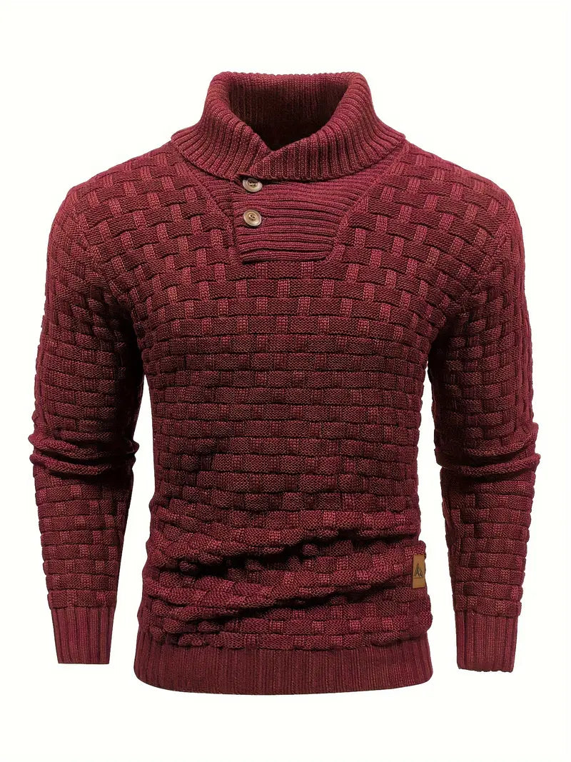 Pull en Maille à Col Châle Homme - Auguste