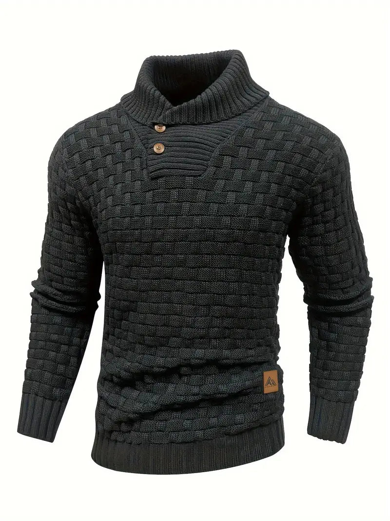 Pull en Maille à Col Châle Homme - Auguste