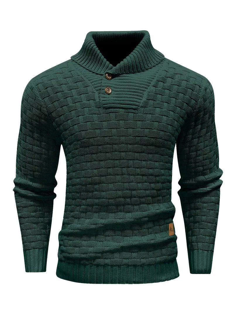 Pull en Maille à Col Châle Homme - Auguste