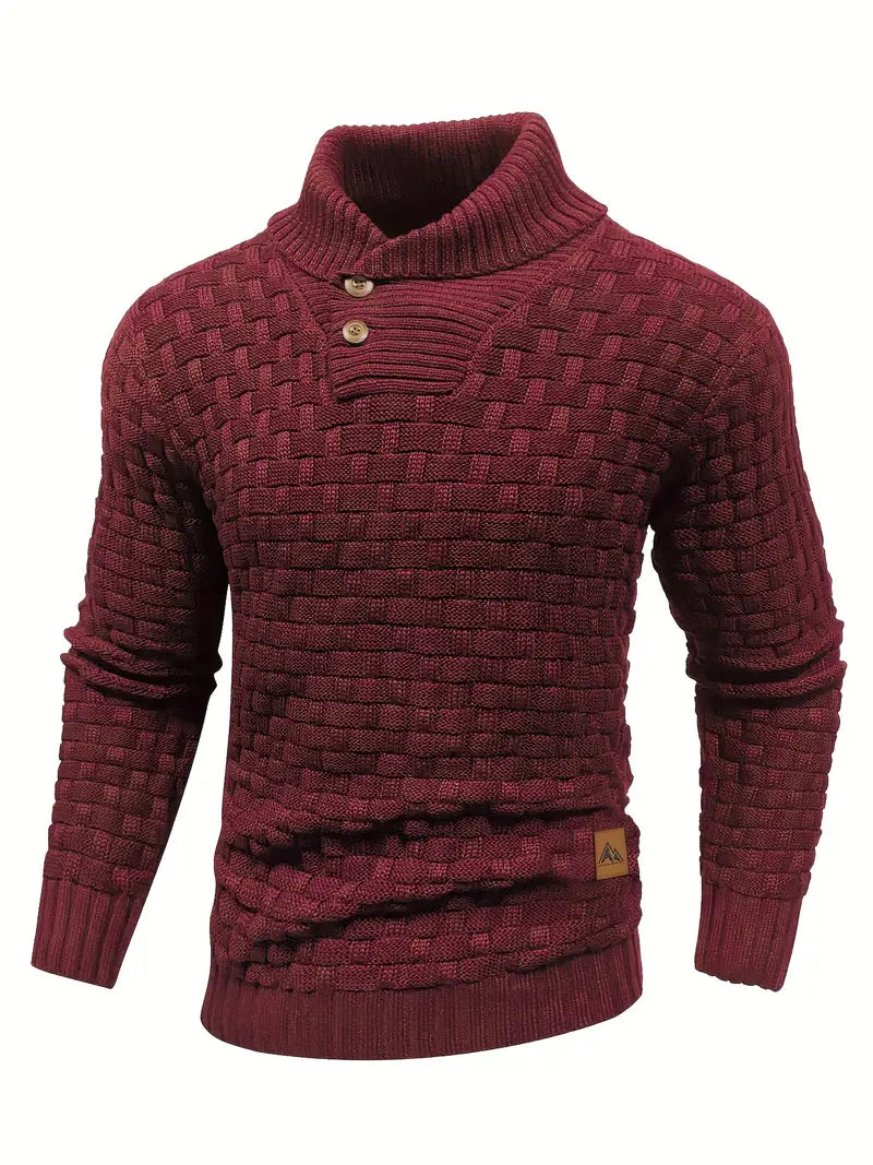 Pull en Maille à Col Châle Homme - Auguste