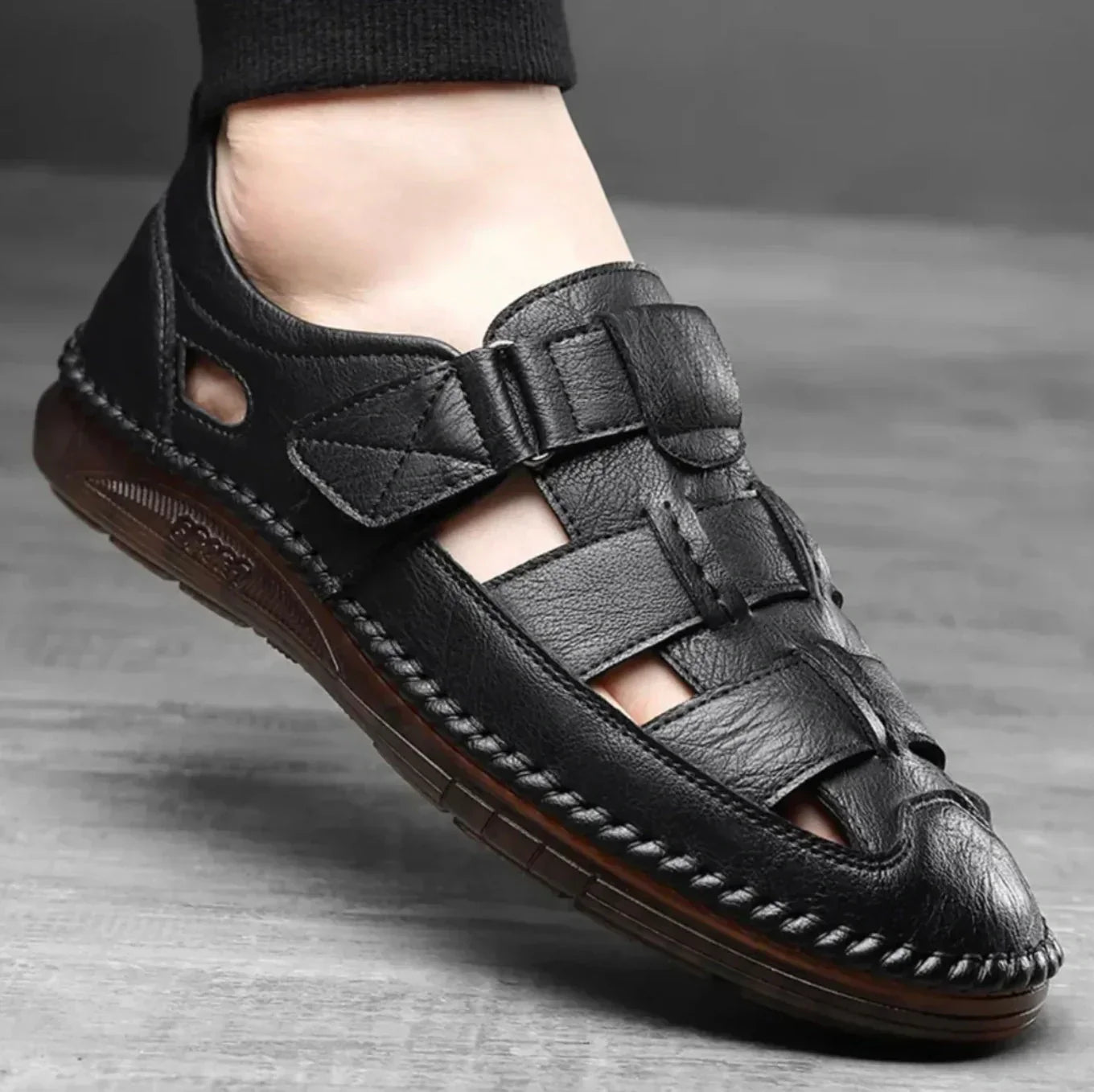 Sandales orthopédiques en cuir – Santorin
