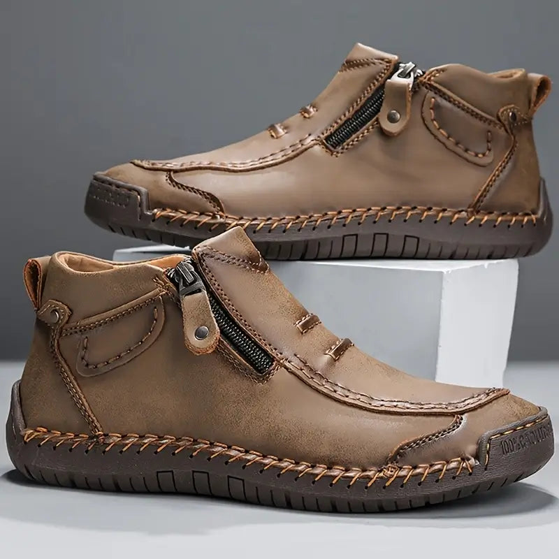 Davos | Bottes en Cuir Fabriquées à la Main – Confort & Durabilité