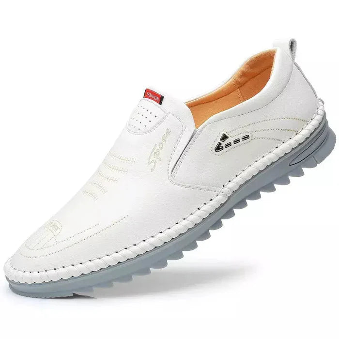 Richard - Mocassins à enfiler en cuir pour hommes