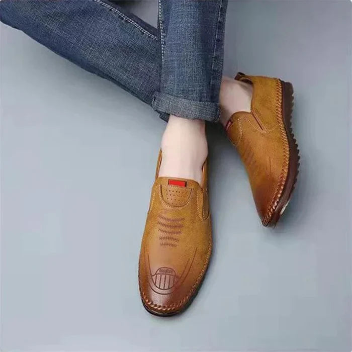 Mocassins à enfiler en cuir pour hommes - Richard