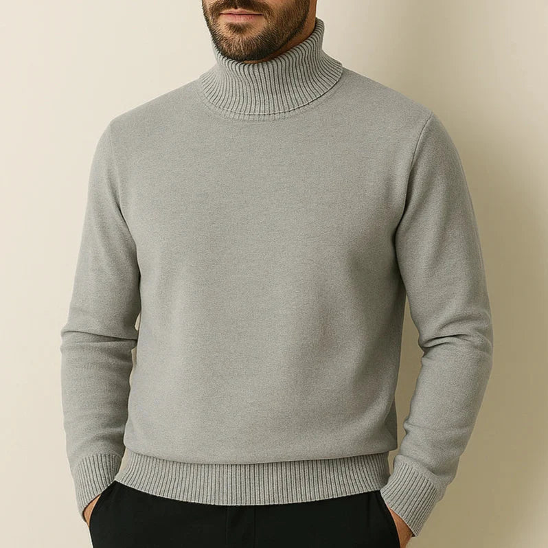 Pull en Cachemire à Col Roulé Homme – Laurent