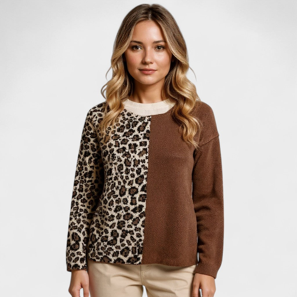 Pull Léopard Chic pour Femme Isabella